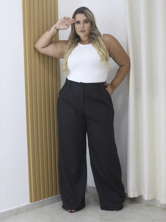 Calça Pantalona Alfaiataria