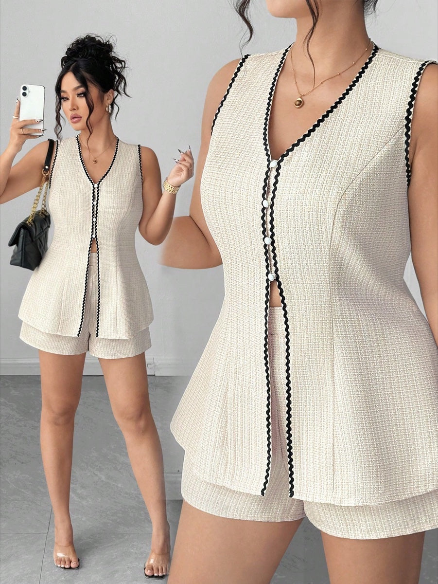 Conjunto Elegante e Estilizador de Silhueta Size Damasco – LUME PLUSS