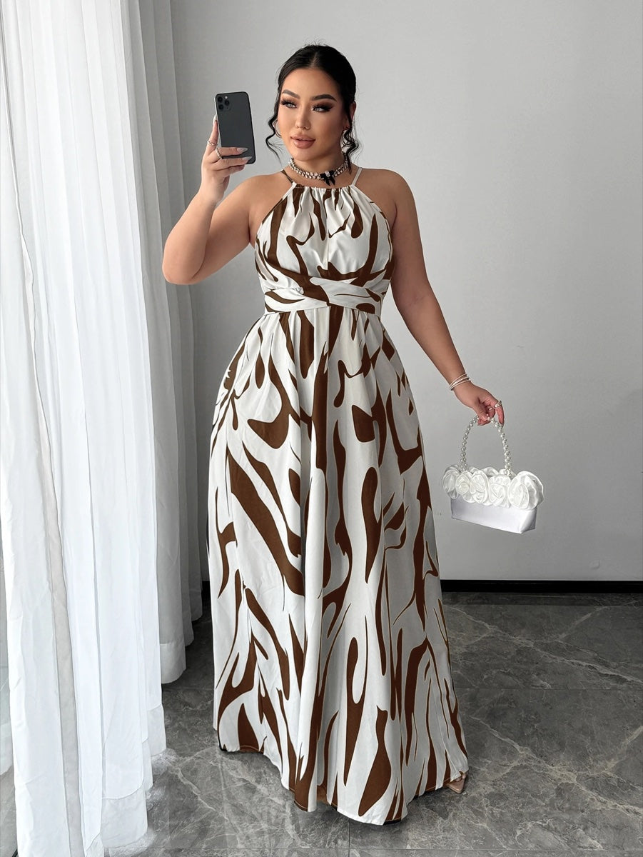 Vestido Primavera Verão Castanho – LUME PLUSS