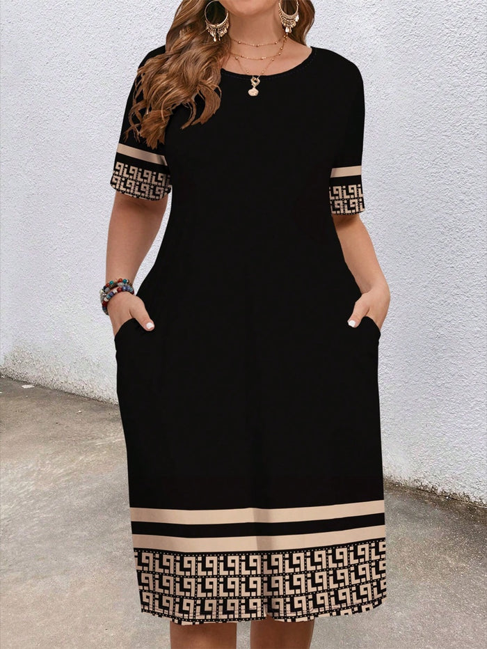 Vestido Sunprint Geométrico